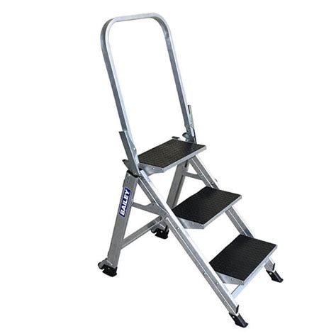Rating 4.400222 out of 5. Bailey Stairway Ladder 3 Step with Handrail | FS13751 ...
