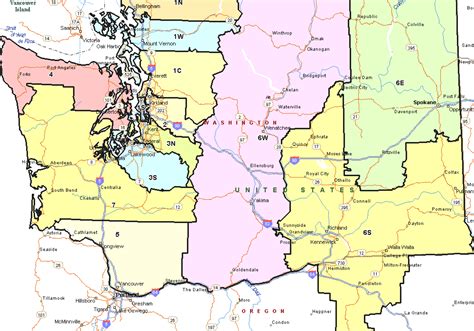Zip Code Map Of Washington State Map