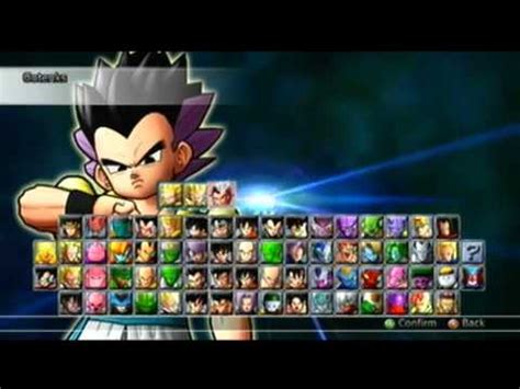 Obscure characters, too, that have never been considered before or since. Dragon Ball Raging Blast 2 All Characters On Select Screen - YouTube