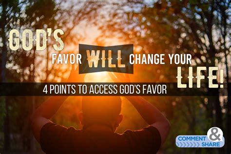 The Favor Of God Will Change Your Life Kcm Blog