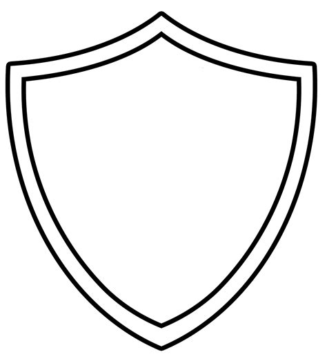 Shield Template Clipart Best