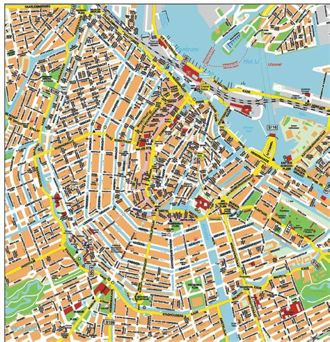 Amsterdam Mapa Online Mapy I Ke Sta En Kde Le