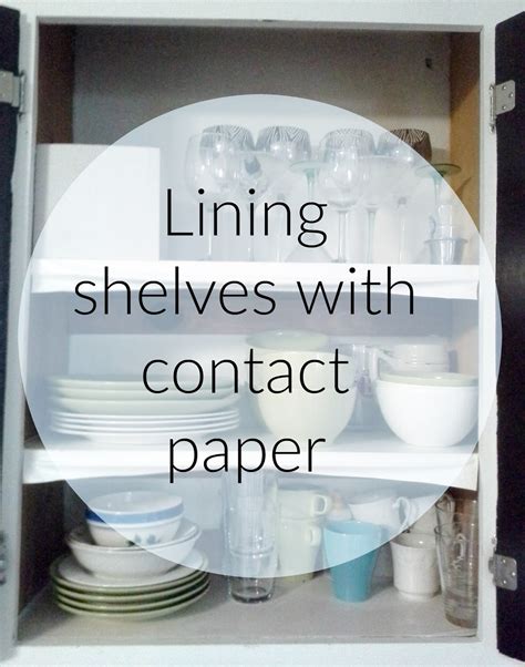 Lillys Home Designs Lining Shelves With Contact Paper