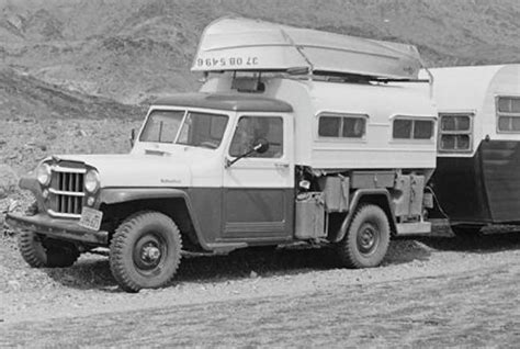 A truck canopy generally has windows with screens that open. camper-canopy-1950s-fourwheeler1 | Classic chevy trucks ...