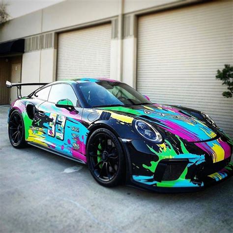 This Wrap Looks Lit Porsche Lamborghiniaventador Cool Sports Cars