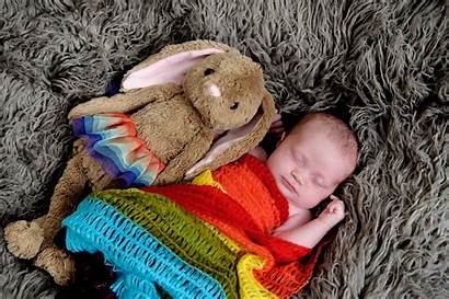 Bunny Plush Rainbow Stuffed Mybabysheartbeatbear