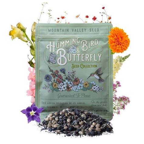 Wildflower Seeds Hummingbird And Butterfly Flower Seed Mixes