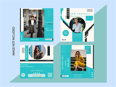 Social Media Post Template Collection Uplabs