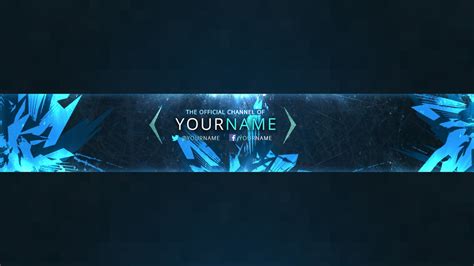 Ice Berg Youtube Channel Banner Template Madmoneybanks