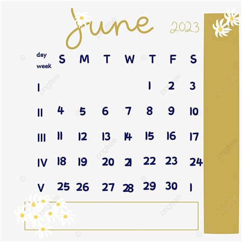 June 2023 Calendar Hd Transparent June 2023 Calendar June 2023 2023