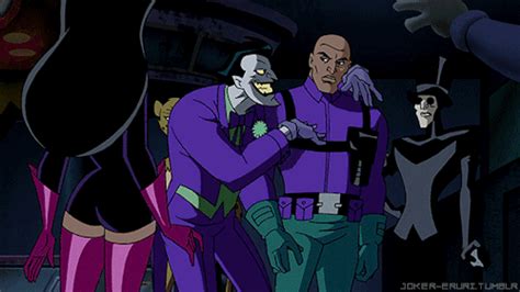 The secret societynote lex luthor, gorilla grodd, sinestro, giganta, killer frost, atomic skull, bizarro, cheetah, shade, star sapphire, parasite, toyman, metallo, clayface. Without Batman, crime has no punchline