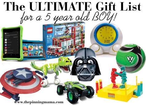 The ULTIMATE List of Gift Ideas for a 5 Year Old Boy!  Christmas gifts