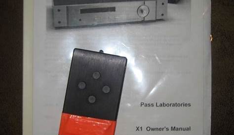 Pass Labs X1 Preamplifier w/ original remote, box, manual *price drop