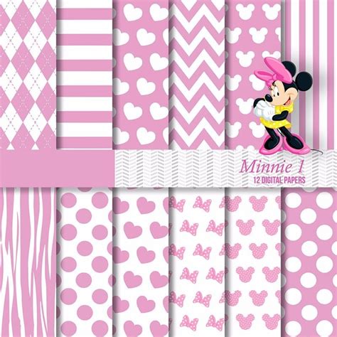 Ver más ideas sobre fondos de pantalla, fondos, ideas de fondos de pantalla. Kit Imprimible Pack Fondos Minnie Mouse 43 Clipart - $ 24 ...