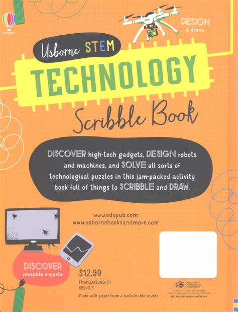 Technology Scribble Book Stem Scribble Books Edc Usborne