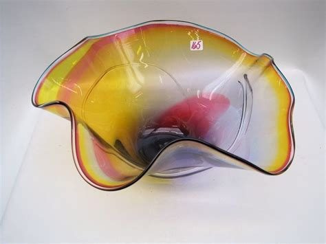 Dale Chihuly Glass Bowls Anne Glass Contemporary Glass Bowl Of
