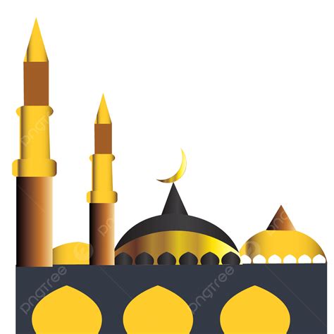 Gambar Dekorasi Lebaran Dan Ramadhan Masjid Islamic Clipart Masjid