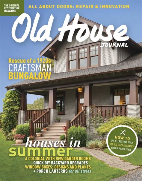 Old House Journal Magazine Preserving History