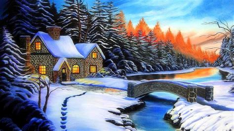 Cozy Winter Scenes Wallpaper 41 Images