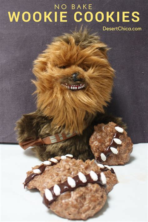No Bake Wookie Cookies Star Wars Themed Food Wookie Cookies Cookie