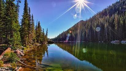 4k Rocky Mountain Landscape Park Sun National