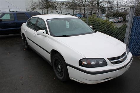 The 2005 impala was the last of its generation, and therefore saw few changes. 2005 WHITE CHEVROLET IMPALA 4DR SEDAN - Able Auctions