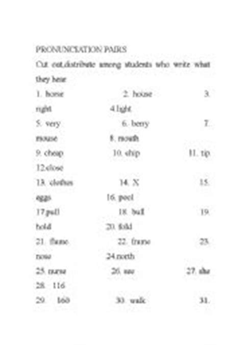 English worksheets