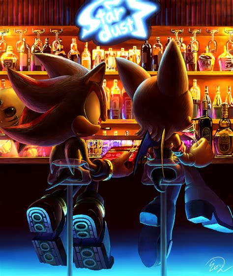 Rouge and Shadow In a bar by raseinn on DeviantArt | Shadow and rouge, Shadow the hedgehog ...