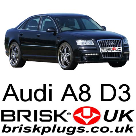 Audi A8 D3 S8 Brisk Racing Spark Plugs Performance Ignition