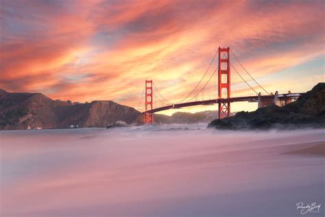 Golden Gate Bridge Sunrise San Francisco California Randy Bott