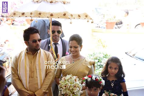 He is an indian film actor, television actor, comedian. Aju Varghese Wedding Stills-wife Augustina - onlookersmedia