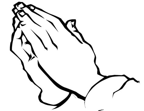 Handprint Coloring Page - Coloring Home
