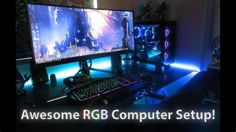 This article describes the basic steps for setting up a wireless network and starting to use it. My Full RGB Computer Setup - YouTube
