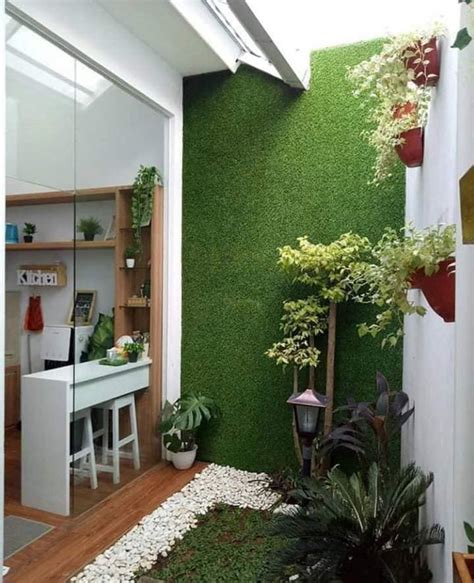 Desain Rumah Minimalis Ada Taman Di Dalam Model Desain Taman Kecil