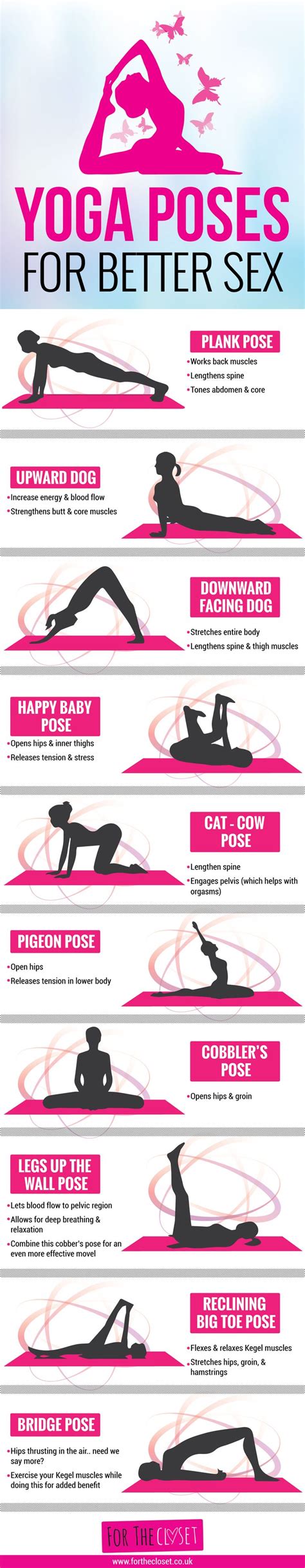 Yoga For Better Sex Ucollect Infographics In 2022 Easy Yoga