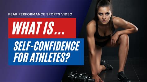 Sports Psychology What Is Self Confidence In Sports Youtube