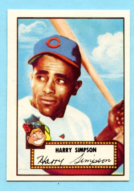 1952 Topps 193 Harry Simpson Rc For Sale Online Ebay