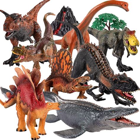 Buy 8 Pcs Large Dinosaurs Toy For Toddlersjumbo Dinosaur Toys For Kids