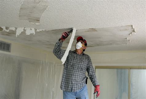 Prior to the early 1980s, asbestos was an ingredient that many. Asbestos: Removing Asbestos Popcorn Ceiling
