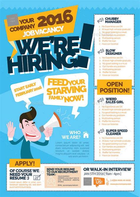 Our ideal candidate is a creative marketing professional, preferably with a writing background. 14+ Job Announcement Designs and Examples - PSD, AI | Examples