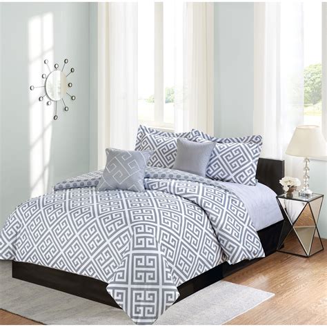 Kai 5 Piece Comforter Set By Chd Home Textiles Bcsq22155