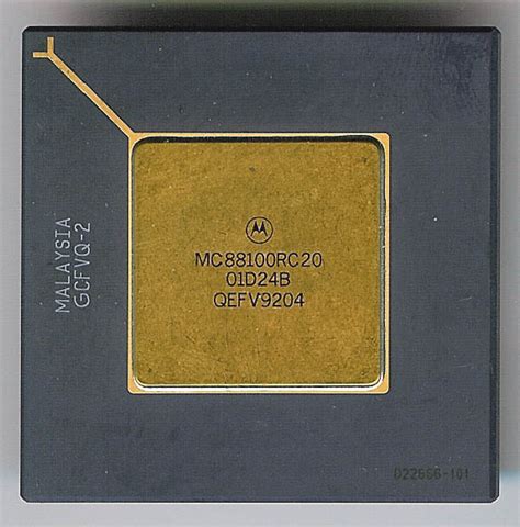 Cpu Of The Day Motorola Xc88110 88000 Risc Processor The Cpu Shack