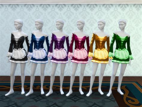 The Sims Resource Anime Maid Dress