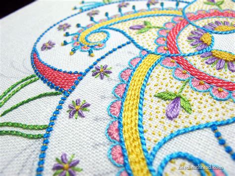 The chain stitch is widely used in embroidery as a decorative stitch. Chain Stitch Corners & Sharp Points: Embroidery Tip ...
