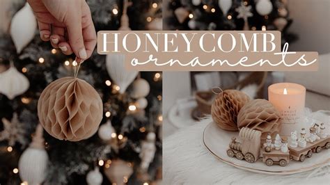 Diy Honeycomb Christmas Ornaments Tissue Paper Youtube Diy