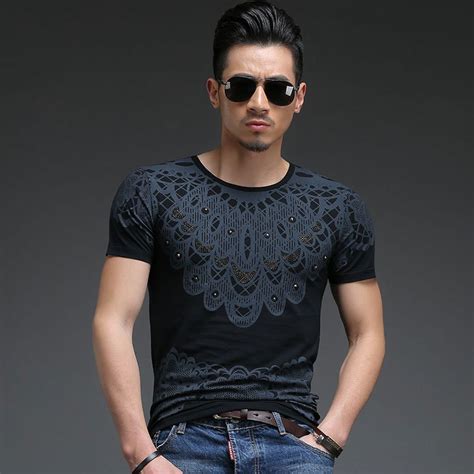 New Chinese Style Summer Fashion Casual Cotton T Shirt Mens Brand Slim