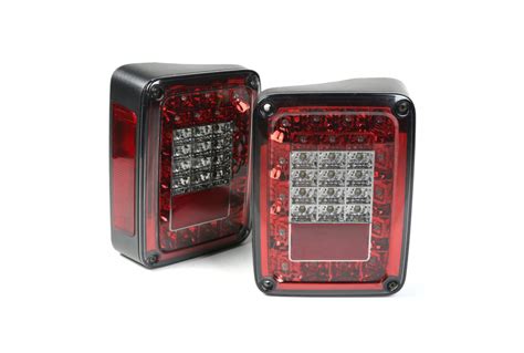 Rugged Ridge Led Taillight Set Jeep Wrangler Jk Rubitrux