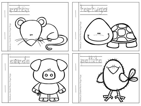 Actividades interactovas de preescolar : Mi libro de colorear de animales domesticos (3 ...