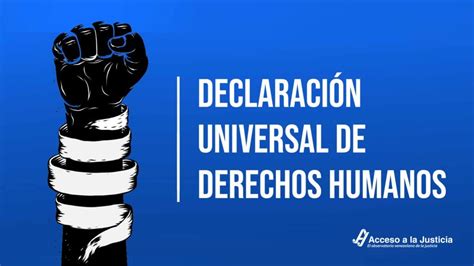 Declaraci N Universal De Derechos Humanos Acceso A La Justicia