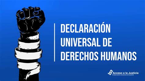 declaración universal de derechos humanos │ acceso a la justicia